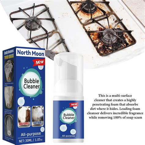 Get professional-level results at home with the bubbling magic clothes cleaner
